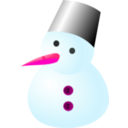 download Snow Man clipart image with 315 hue color