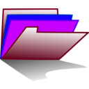 download Folder2 clipart image with 225 hue color