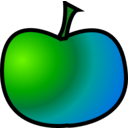 download Apple clipart image with 90 hue color