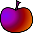 download Apple clipart image with 270 hue color