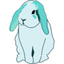 download Lop Eared Rabbit clipart image with 135 hue color
