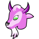 download Goat Head clipart image with 270 hue color