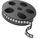 download Movie Reel clipart image with 225 hue color