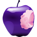 download Apple Bitten Dan Gerhard 01 clipart image with 270 hue color