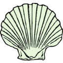 download Scallop Shell clipart image with 45 hue color