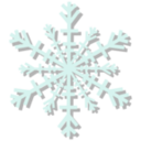 download Snow Flake clipart image with 315 hue color