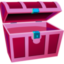 download Treasure Chest clipart image with 315 hue color