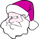 download Santa clipart image with 315 hue color