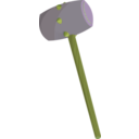 download Fantasy Mallet clipart image with 45 hue color