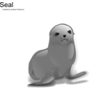 download Seal clipart image with 270 hue color