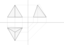 Tetrahedron Parallel Projection Tetraeder Parallel Projiziert