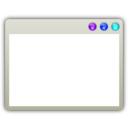 download Window Icon clipart image with 180 hue color