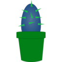 download Cactus1 clipart image with 90 hue color