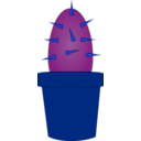 download Cactus1 clipart image with 180 hue color