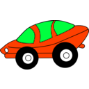 download Sportycar001 clipart image with 315 hue color