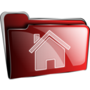 Folder Icon Red Home
