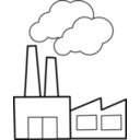 download Usine Factory clipart image with 225 hue color