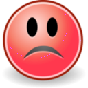 download Tango Face Sad clipart image with 315 hue color