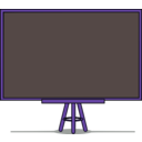 download Chalkboard clipart image with 225 hue color