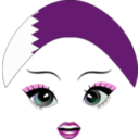download Pretty Qatari Girl Smiley Emoticon clipart image with 315 hue color