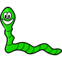 download Worm clipart image with 90 hue color