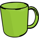 download Mug clipart image with 225 hue color