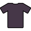 download Brown T Shirt clipart image with 270 hue color