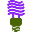 download Dbb Fluorescent Bulb clipart image with 225 hue color