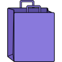 download Paper Shopping Bag clipart image with 225 hue color