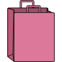 download Paper Shopping Bag clipart image with 315 hue color