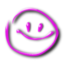 download Smile clipart image with 180 hue color