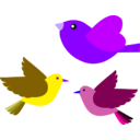 download Passarinhos Birds clipart image with 225 hue color