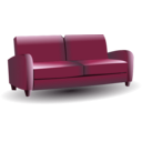 download Sofa clipart image with 315 hue color