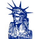 download Statue Of Liberty Detail clipart image with 45 hue color