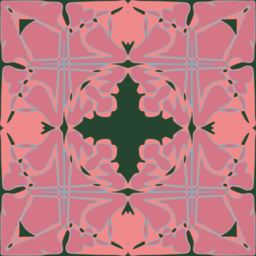 Art Nouveau Tile Pattern