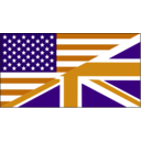 download Us Uk Flag clipart image with 45 hue color