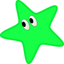 download Star clipart image with 90 hue color