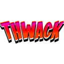 download Thwack Vintage Comic Book Sound Effects clipart image with 315 hue color