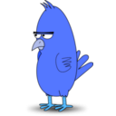 download Bird Pajaro clipart image with 180 hue color