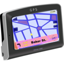 download Gps On clipart image with 180 hue color