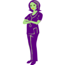 download Clinical Nurse clipart image with 45 hue color