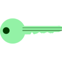 download Key clipart image with 90 hue color