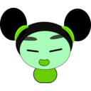 download Girl clipart image with 90 hue color