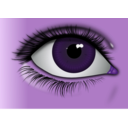 download Realistic Brown Eye clipart image with 270 hue color