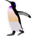 download Emperor Penguin clipart image with 225 hue color