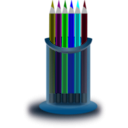 download Pencil Stand 2 clipart image with 180 hue color