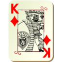 download Guyenne Deck King Of Diamonds clipart image with 0 hue color