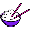 download Bowl Of Rice clipart image with 270 hue color