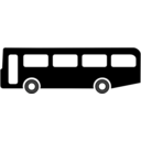 download Bus Symbol Black clipart image with 135 hue color
