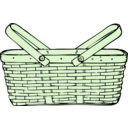 download Picnic Basket clipart image with 45 hue color